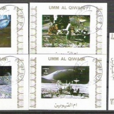 Umm al Qiwain - Space, 5 mini sheet, used G.078
