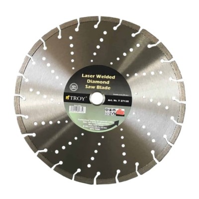 Disc diamantat, taiere beton, zidarie Troy 27135, O350x25.4 mm foto