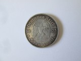 Germania Nazista 5 Reichsmark 1935 A argint 900patină deosebita-Biserica Potsdam