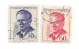Cehoslovacia - Presedintele Antonin Novotny, 1958 - serie obliterata