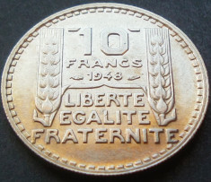 Moneda istorica 10 FRANCI / FRANCS - FRANTA, anul 1948 *cod 1905 A foto