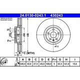 Disc frana ATE 24.0130-0243.1