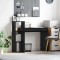 vidaXL Birou cu raft Stejar negru 100 x 40 x 90 cm Lemn compozit 869315