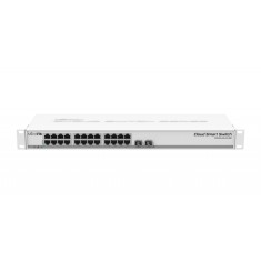 Smart Management Switch, 24 x Gigabit, 2 x SFP+ 10Gbps - Mikrotik CSS326-24G-2S+RM