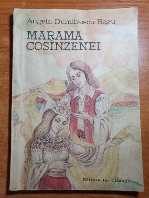 carte pentru copii - marama cosanzenei - 1985 foto