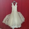 Rochie de mireasă tip Prințesă / A-Line, din tull fluid, mărimea 38-40, Rochii de mireasa printesa