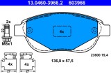 ATE 13.0460-3966.2 set placute frana,frana disc