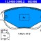 ATE 13.0460-3966.2 set placute frana,frana disc