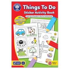 Carte de colorat cu activitati in limba engleza si abtibilduri Lucruri de Facut THINGS TO DO