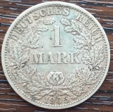 (A307) MONEDA DIN ARGINT GERMANIA - 1 MARK 1905, LIT. A, STARE BUNA