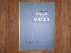 MANUAL DE MUZICA PENTRU CLASA A VI A - C. MEITERT , D.D. STANCU , 1959 foto