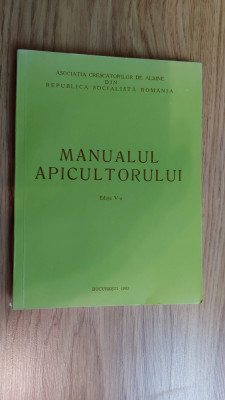 MANUALUL APICULTORULUI EDITIA A V A . STARE FOARTE BUNA . foto