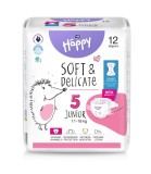 Scutece Happy Soft &amp; Delicate Marimea 5 Junior 11-18kg, 12 bucati, Bella Baby