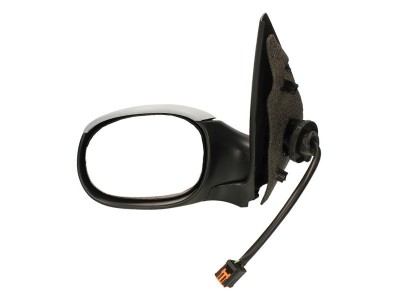 Oglinda exterioara Peugeot 206 (2_) 08.2003-04.2009 (fara COUPE) partea stanga View Max crom asferica carcasa prevopsita grunduita reglare electrica foto