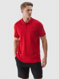 Tricou polo regular pentru bărbați - roșu, 4F Sportswear