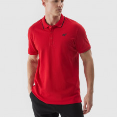 Tricou polo regular pentru bărbați - roșu