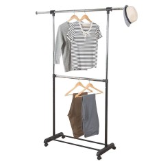Suport umerase haine, stand incaltaminte, inaltime ajustabila 163x145x45 cm, 4
