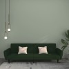 VidaXL Canapea extensibilă cu 2 locuri, verde &icirc;nchis, catifea