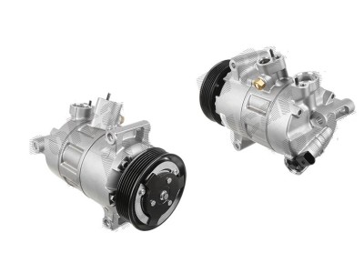 Compresor aer conditionat Audi A1 (8X), 2010-2018, motorizare 1.2 TFSI, 63kw, 1.4 TFSI, 90kw/136kw, benzina, rola curea 110 mm, 6 caneluri, tip Sande foto