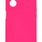 Husa Silicon Silk Touch compatibila cu Oppo A57s, interior catifea, Roz Neon