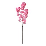 Cumpara ieftin Set 3 crengute flori Piersic artificiale roz intens maro 20x10x106 cm
