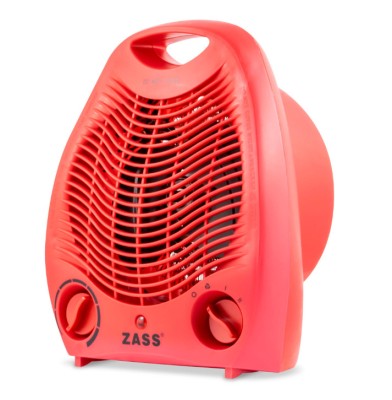 Aeroterma electrica Zass ZFH 02 C, culoare rosu, 2 trepte de putere: 1000W 2000W - RESIGILAT foto
