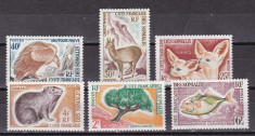 Somalia Franceza 1962 fauna MI 336-341 MNH w60 foto