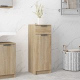 vidaXL Dulap de baie, stejar sonoma, 32x34x90 cm, lemn compozit