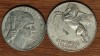 Italia - set de colectie monede rarute - 5 lire 1948 + 10 lire 1949 Pegasus - absolut superbe !, Europa