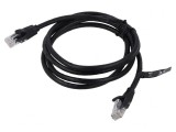 Patch Cord U/UTP Cat6 Negru 10m