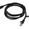 Patch Cord U/UTP Cat6 Negru 10m