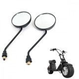 Oglinzi Scuter Electric Citycoco Harley Chopper 8mm - Set Oglinzi Retrofit Scuter/Motocicleta