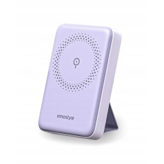 Innostyle Powermag 2In1 Powerbank Cu Inducție Rapidă Pentru Magsafe 10000Mah Stand Violet