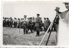 Fotografie soldati romani 1938 tragere artilerie poza veche foto