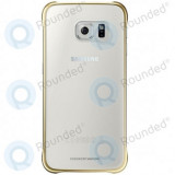 Husă transparentă aurie pentru Samsung Galaxy S6 (EF-QG920BFEGWW)