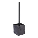 Perie Toaletă Polirăsină Maner Negru Mat &ndash; Negru Compoziție Polirăsină + Pvc