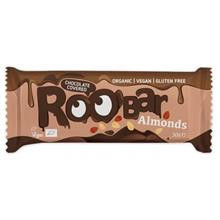 Baton cu Migdale Invelit in Ciocolata Fara Gluten Bio 30 grame Roobar Cod: 3800233685404 foto