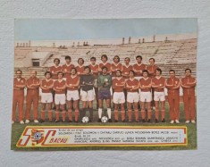 Fotografie cu echipa de fotbal SC Bacau - sezonul 1981