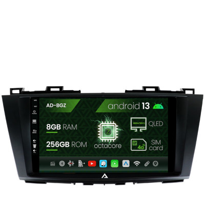 Navigatie Mazda 5 (2010-2015), Android 13, Z-Octacore 8GB RAM + 256GB ROM, 9 Inch - AD-BGZ9008+AD-BGRKIT323 foto