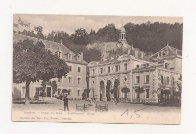 FV5-Carte Postala- FRANTA- Dauphine, Etablissement Thermal, necirculata 1900-20 foto