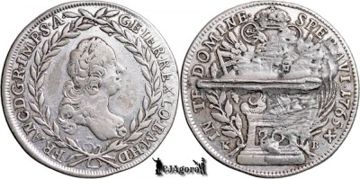 1765 KB, 20 Krajc&amp;aacute;r - Francisc I, ca co-conducător - Regatul Ungariei foto