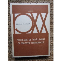 PROGRAME DE INVATAMANT SI EDUCATIE PERMANENTA-L. D&#039;HAINAUT