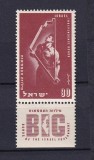 Israel 1951 - Independence Bonds Campaign, cu tab, neuzat