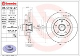 BREMBO 08.C742.27 PRIME LINE - With Bearing Kit Disc frana
