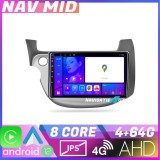 Navigatie Honda Fit 2008 2013 EDOTEC-LITE Android radio gps internet Octa core 4 64 Carplay