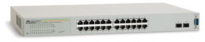 Switch allied telesis gs950 24 porturi gigabit 4 porturi sfp rackabil layer 2 smart-managed 5