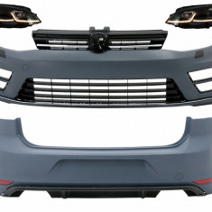 Pachet Exterior cu Faruri G7.5 Look LED Semnal Dinamic VW Golf 7 VII (11/2012-07/2017) R Design Performance AutoTuning