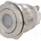 Intrerupator anti-vandalism, OFF-(ON), &Oslash;19mm, ONPOW - GQ19PF-10D/G/12V/S
