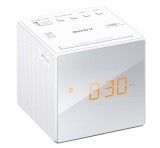 Radio cu ceas Sony ICFC1W, Alb, Resigilat, Grad A