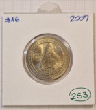 253 Tajikistan, 1 Somoni 2007, KM#16, comemorativa